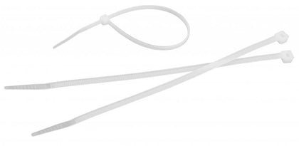 Colier din nailon pentru cabluri 3,6x200 mm alb