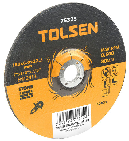 Disc abraziv cu centru coborat (piatra) 180x6x22 mm